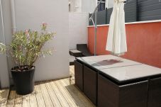 Location aux Sables d'Olonne - Terrasse extérieure avec mobilier 